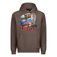 Coffee This is gods country Premium Hoodie - FaDigitalArtStudio