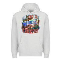 Dove Grey This is gods country Premium Hoodie - FaDigitalArtStudio