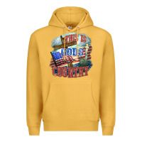 Mustard This is gods country Premium Hoodie - FaDigitalArtStudio