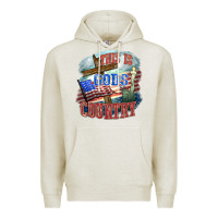 Oatmeal Heather This is gods country Premium Hoodie - FaDigitalArtStudio