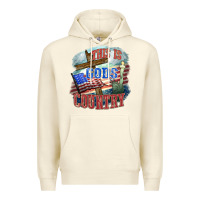 Sandshell This is gods country Premium Hoodie - FaDigitalArtStudio
