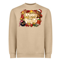 Mushroom merry and bright Heavyweight Sweatshirt - CowGirlArtShop