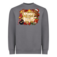 Storm merry and bright Heavyweight Sweatshirt - CowGirlArtShop