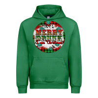 Emerald Merry Drunk I'am Christmas Urban Hoodie - Artiststas