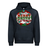 Navy Merry Drunk I'am Christmas Urban Hoodie - Artiststas
