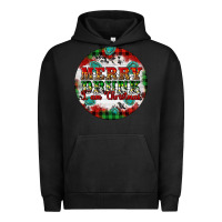 Pigment Black Merry Drunk I'am Christmas Urban Hoodie - Artiststas