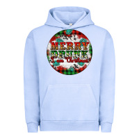 Pigment Grape Ice Merry Drunk I'am Christmas Urban Hoodie - Artiststas