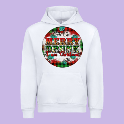 Merry Drunk I'am Christmas Urban Hoodie Designed By Artiststas