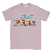 Lilac Just Pray Classic Tee - JahusDesignShop