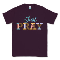 Plum Just Pray Classic Tee - JahusDesignShop
