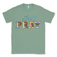 Sage Just Pray Classic Tee - JahusDesignShop