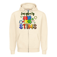 Sandshell Everybody stims Zipper Hoodie - FaDigitalArtStudio