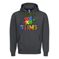 Smoke Everybody stims Zipper Hoodie - FaDigitalArtStudio