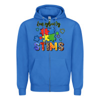 True Royal Everybody stims Zipper Hoodie - FaDigitalArtStudio