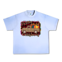 Grape Ice Merry Christmas Truck Urban Heavy Tee - Bettercallsaul
