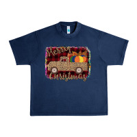 Navy Merry Christmas Truck Urban Heavy Tee - Bettercallsaul