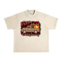 Sandshell Merry Christmas Truck Urban Heavy Tee - Bettercallsaul