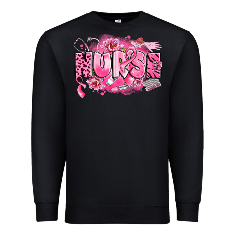 Breast Cancer Nurse Premium Sweatshirt by LillyAllenDesigns | Teevron