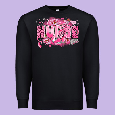 Breast Cancer Nurse Premium Sweatshirt Designed By Lillyallendesigns