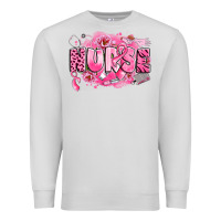 Dove Grey breast cancer nurse Premium Sweatshirt - LillyAllenDesigns