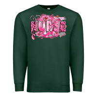 Sports Green breast cancer nurse Premium Sweatshirt - LillyAllenDesigns