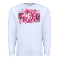 White breast cancer nurse Premium Sweatshirt - LillyAllenDesigns