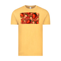 Vintage Mustard Strawberry Background Vintage Tee - Bettercallsaul