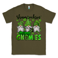 Army Green shamrockin' with my gnomies st patrick's day Classic Tee - Jasminsmagicworld