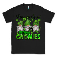 Black shamrockin' with my gnomies st patrick's day Classic Tee - Jasminsmagicworld