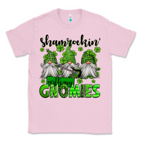 Bubblegum Pink shamrockin' with my gnomies st patrick's day Classic Tee - Jasminsmagicworld