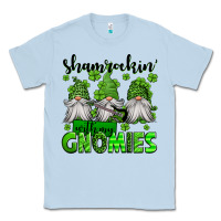 Dusty Blue shamrockin' with my gnomies st patrick's day Classic Tee - Jasminsmagicworld