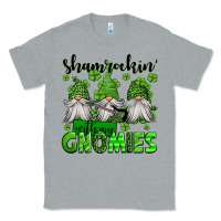 Heather Grey shamrockin' with my gnomies st patrick's day Classic Tee - Jasminsmagicworld