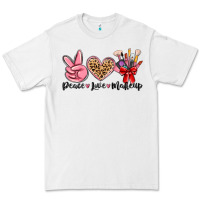 White peace love makeup Premium Tee - MaliasSmallBusiness