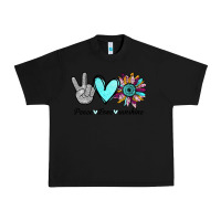 Black Peace Love Sunshine Urban Heavy Tee - Bettercallsaul