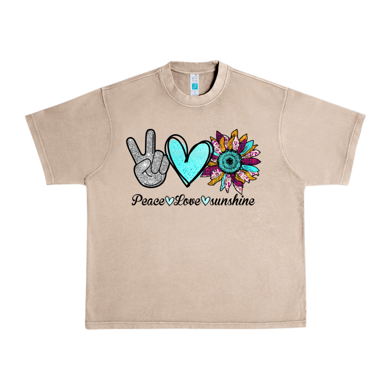 Peace Love Sunshine Urban Heavy Tee by Bettercallsaul | Teevron