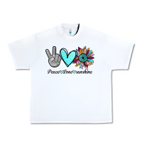 White Peace Love Sunshine Urban Heavy Tee - Bettercallsaul