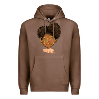Chestnut black girl Premium Hoodie - FaDigitalArtStudio