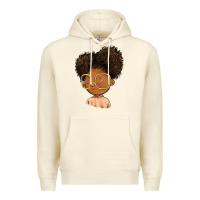Sandshell black girl Premium Hoodie - FaDigitalArtStudio