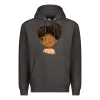 Smoke black girl Premium Hoodie - FaDigitalArtStudio