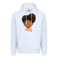 White black girl Premium Hoodie - FaDigitalArtStudio