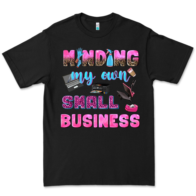 Mind My Own Small Business Premium Tee by NancyCooperArtShop | Teevron