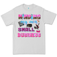 Dove Grey mind my own small business Premium Tee - NancyCooperArtShop