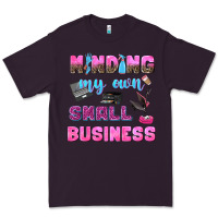 Plum mind my own small business Premium Tee - NancyCooperArtShop
