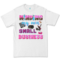 White mind my own small business Premium Tee - NancyCooperArtShop