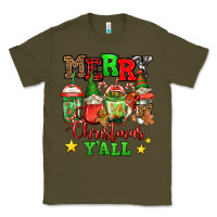 Army Green merry Christmas y'all gnome coffee Classic Tee - Jasminsmagicworld