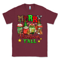 Burgundy merry Christmas y'all gnome coffee Classic Tee - Jasminsmagicworld