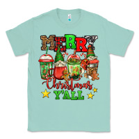 Seafoam merry Christmas y'all gnome coffee Classic Tee - Jasminsmagicworld