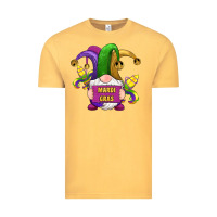 Vintage Mustard mardi gras gnomes fleur de lis Vintage Tee - RanaPortraitStore