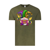 Vintage Olive mardi gras gnomes fleur de lis Vintage Tee - RanaPortraitStore