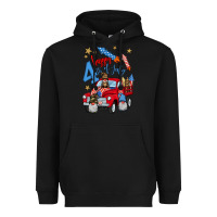Black 4th of july truck  1 Heavyweight Hoodie - BundleAndBundleShop
